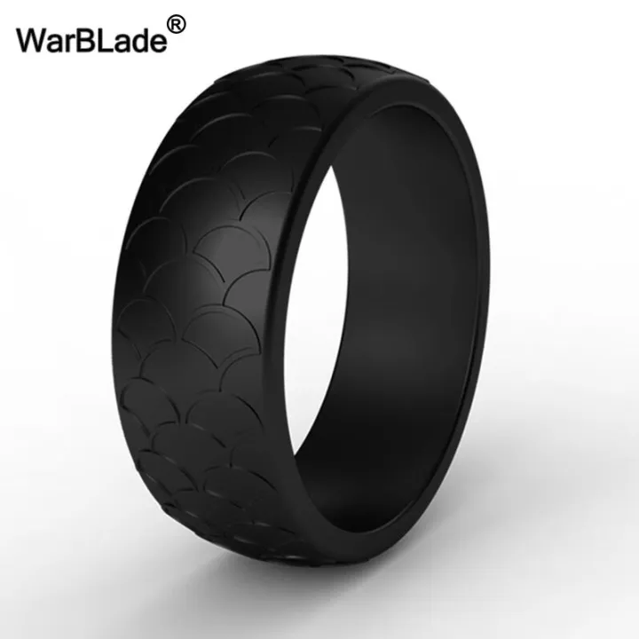 %E3%80%90Aesth%20Diary%20Store%E3%80%91WBL%202019New%20Men%20Fish%20Scale%20Pattern%20Silicone%20Rings%208.7mm%20Food%20Grade%20FDA%20Silicone%20Finger%20Ring%20Hypoallergenic%20Flexible%20Rubber%20Bands%20-%20Image%202