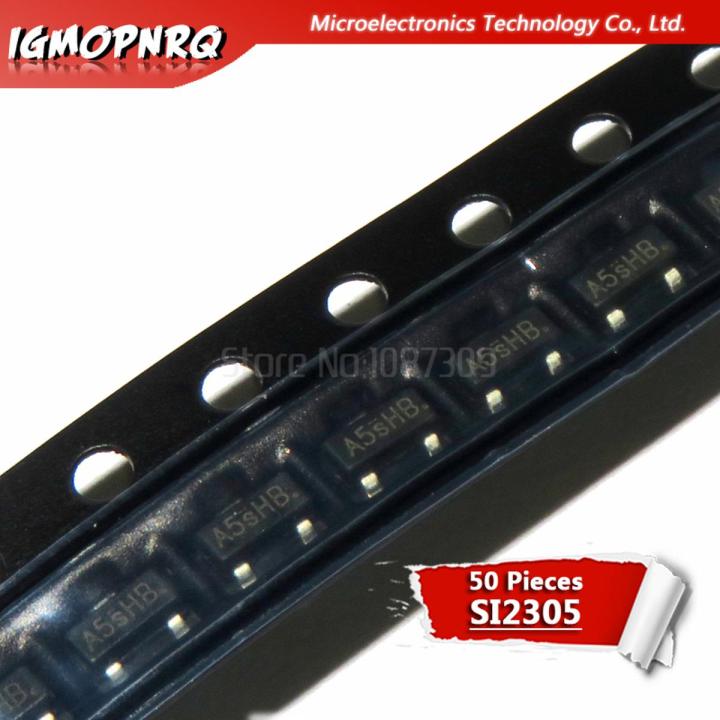 50pcs SI2305DS SI2305CDS SI2305 A5SSH SOT23-3 MOSFET SI2300 SI2301 SI2302 SI2304 SI2305 SI2306 SI2307