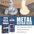【Exclusive Online Deals】 100g Metal Filler A+B Set Adhesive Metal Bonding Repair For Cast Iron Radiator Cold Weld High Heat Resistant Repair Paste. 