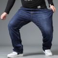 10XL Oversize Black Jeans Men Plus Size 50 Denim Pants Husband Breathable Loose Trousers Men Streetwear Baggy Jeans Casual Pants.