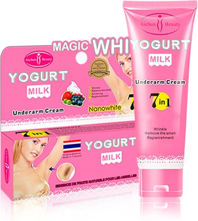 Aichun Beauty 7 in 1 YOGURT MILK WHITENING UNDERARM CREAM ( 80 g ) - Aichun Beauty