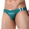 Men's Swimming Briefs Low Waist Bikini Panties Nylon Solid Color Swimsuit Quick-Drying Push Pad Shorts Beach Swimming Surf.
