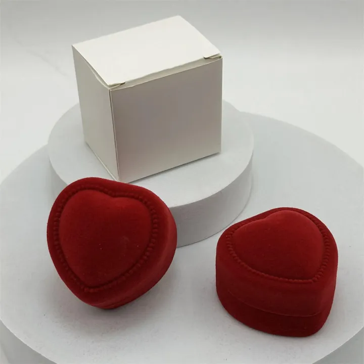 Velvet%20Jewelry%20Box%20Soft%20Lining%20Compact%20Decorative%20Ring%20Case%20Red%20Heart%20Shaped%20Earring%20Holder%20for%20Wedding%20Gift%20Proposal%20Jewelry%20-%20Image%202