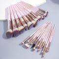 Maange 25PCs Foundation Makeup Brush Sets Professional Cosmetic Concealer Eyeshadow Dense Soft Bristle Brushes For Women Beauty.