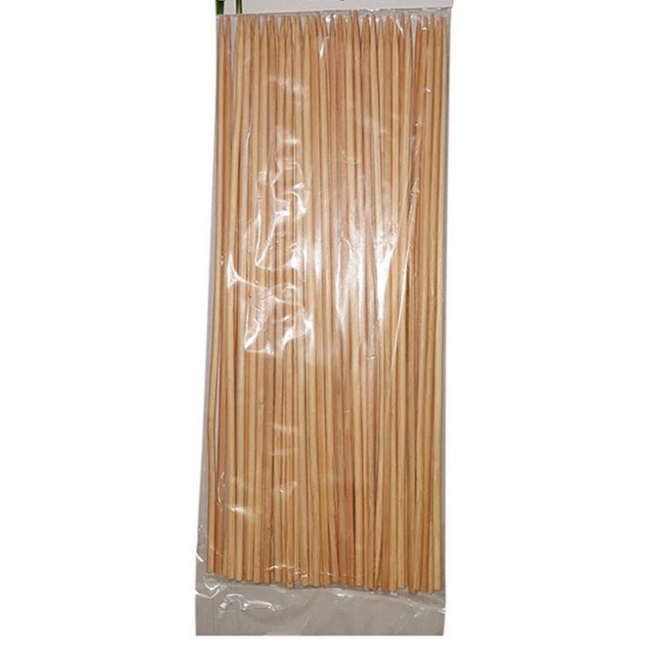 Bamboo Sticks (Cucumber Cut/Kebab) 8 Inches 1 Pack (50 Pcs)