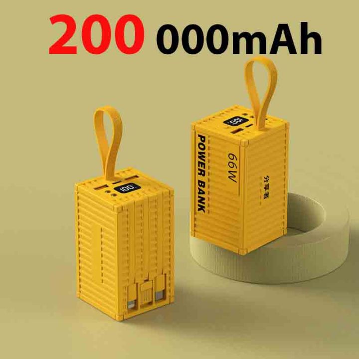 NEW%20Power%20Bank%20For%20200000%20mAh%20Power%20Bank%2066W%20Super%20Fast%20Charging%20100%25%20SufficientCapacity%20Portable%20Battery%20Charger%20for%20iPhone%20Xia%20-%20Image%207