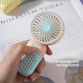 Cute USB Mini Fan Portable Handheld Fan Rechargeable Mini Handy Fan Pocket Size Low Noise Small Electric Fan Student Dormitory.1. 