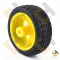 Robotic Wheel 65x25mm Smart Car Robot Wheel DC 3V 6V Drive Gear Motor Plastic Robotics Wheel With Durable Rubber Tier Robotic Wheel. 
