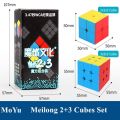 MoYu Meilong 2x2 & 3x3 cube Bundle rubik's cube 3x3 rubik's cube 2x2.