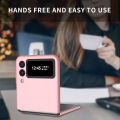 Applicable Galsxy z flip1/2 Diamond Folding Phone Case Samsung zfilp3 All-Inclusive Frosted Protective Cover. 