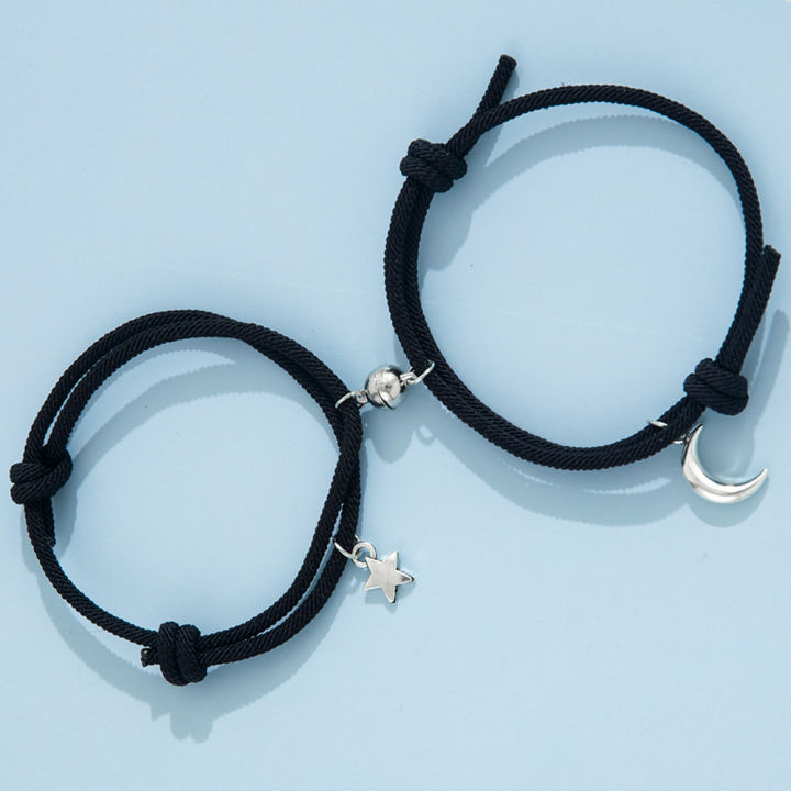 Fashion%20Handmade%20knitting%20Moon%20and%20Star%20Pendants%20Round%20Magnet%20Couple%20Bracelet%20Charm%20Women%20Men%20Gifts%20BT266%20-%20Image%202