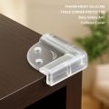 Transparent Silicone Table Corner Protector Baby Safety Anti Collision Cover 1pcs. 
