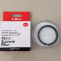 49mm UV Filter for EF 50mm f/1.8 STM. 