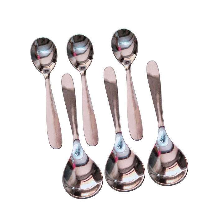 Spoon Set/ Tea spoon Set/ Cutlery Set -Stainless Steel Spoon Set-(6 Pieces-Half Set)