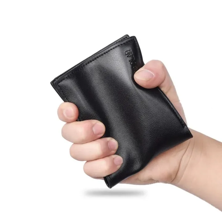 Men's%20PU%20Leather%20Wallet%20Business%20Multi-Card%20Wallet%20Zipper%20Coin%20Purse%20Credit%20Card%20Holder%20Two-fold%20Casual%20Pure%20Color%20Short%20Wallet%20-%20Image%205