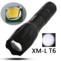 LED  Torch M-L2 Lanterm 6000LM Aluminum Waterproof Zoomable CREE Tactical Light For 18650 Rechargeable  or AAA - T6 white light. 