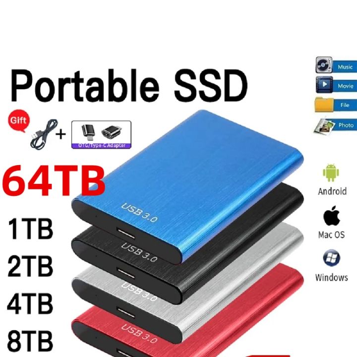 Mobile Solid State Drive 1TB Portable SSD USB External Hard