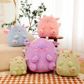 Dun Dun Dragon plush toy fat Dun Dragon doll cute girl heart doll soothing sleeping pillow for girls gifts.
