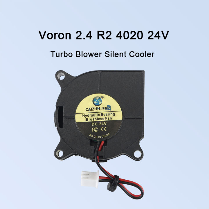 4020 24V Cooling Turbo Silent Fan 3D Printer Parts 2Pin For Extruder DC Cooler Blower Part Black Plastic Fans Voron 2.4 R2