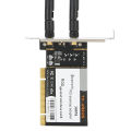PCI Desktop Adapter, PCI Wifi Card Network Card, Win7 / Win8 / Win10 for Windows Xp 32/64.