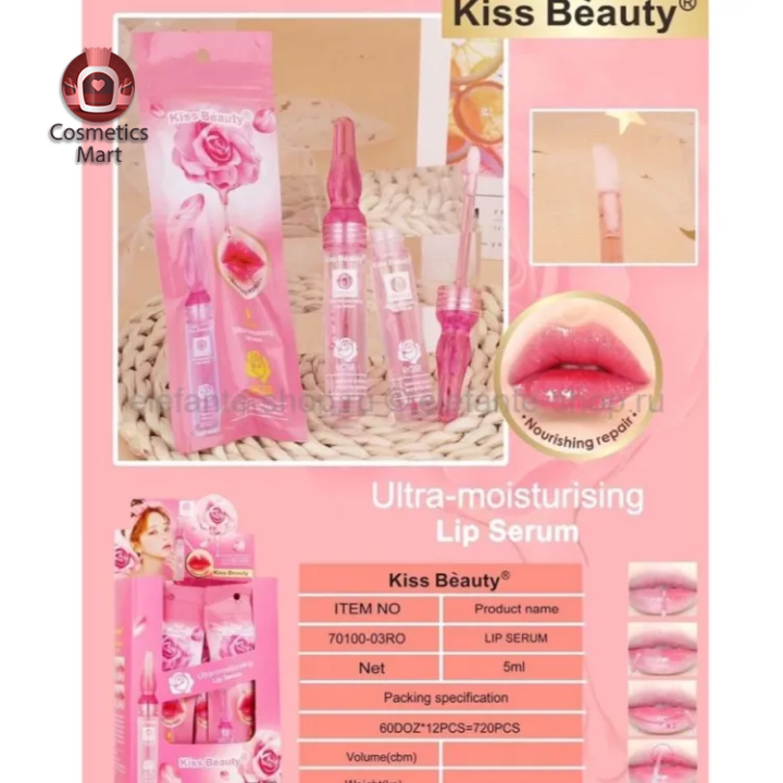 Kiss%20Beauty%20Lip%20Serum%20Essence%20Ultra%20Moisturising%20Rose%205ml%20-%20Image%202