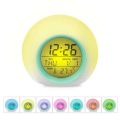 2X Kids Alarm Clock - Wake Up Light Digital Clock with 7 Colors Changing, Press Control and Snooze Function for Bedrooms. 