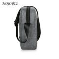 Men Shoulder Bags Pure Color Waterproof Nylon Cloth Sling Pack Messenger Bag Large Capacity Crossbody Bags For Casual Business.