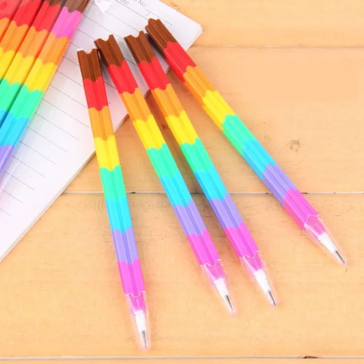 Rainbow%20Rocket%20stackable%20pencil%208%20in%202%20piece%20-%20Image%202