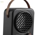 Small Electric Heater Fast Heating Portable 2 Speeds Settings Small Space Heater for Office Living. 