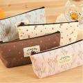 1pc new floral cartoon pencil case school pencil cases for girl stationery large capacity pencil bag. 