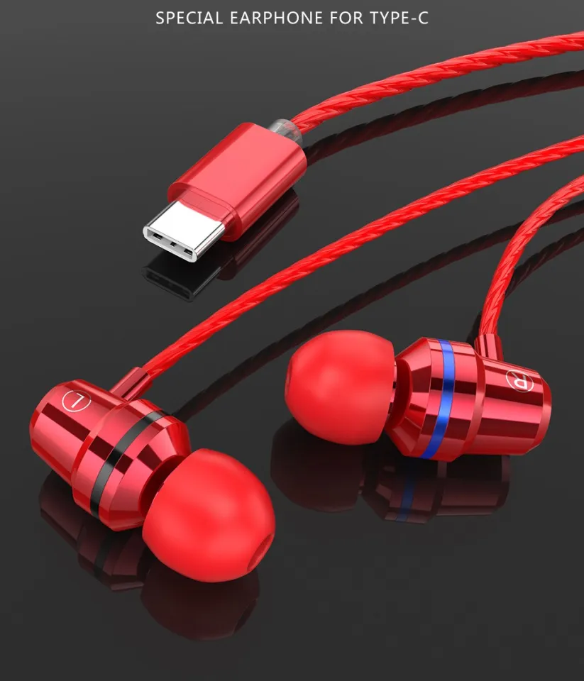 Type C Headset Xiaomi Redmi Note Original Earphones For Xiaomi Mi