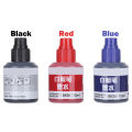 1pc 12ml Whiteboard Marker Pen Refill Ink Black Red Blue 3 Colors Instantly Dry Erasable Ink Refills Tool School Supplies.