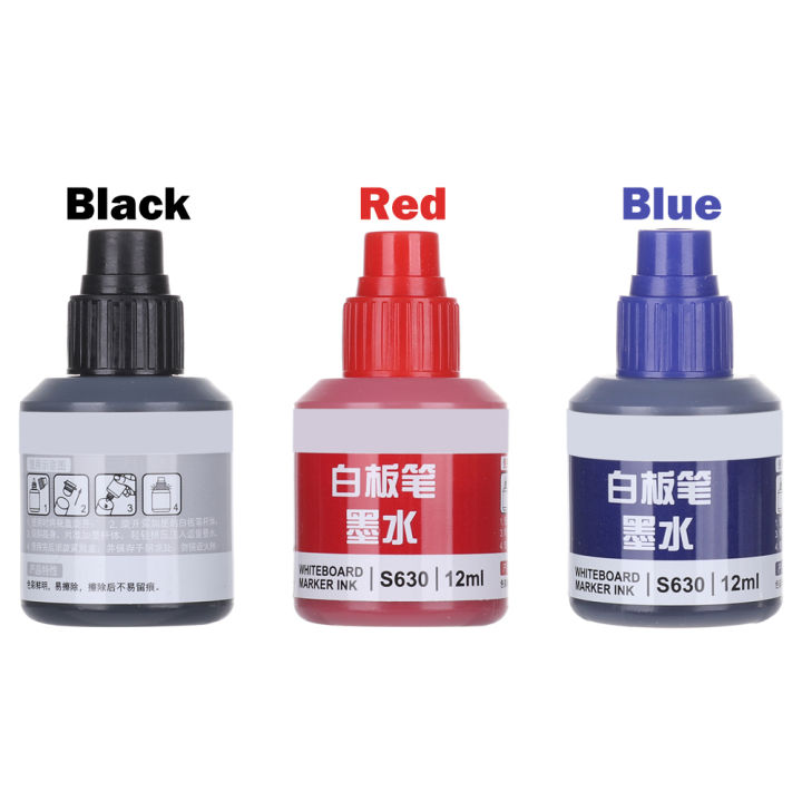 1pc%2012ml%20Whiteboard%20Marker%20Pen%20Refill%20Ink%20Black%20Red%20Blue%203%20Colors%20Instantly%20Dry%20Erasable%20Ink%20Refills%20Tool%20School%20Supplies%20-%20Image%202