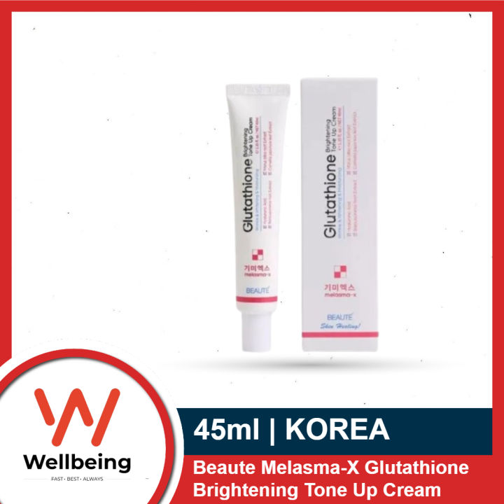 Beaute Melasma-X Glutathione Brightening Tone Up Cream 45ml / Beaute  Melasma-X 3D Whitening Clinic Renewal Cream 40gm | Korea | Daraz.com.bd