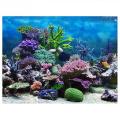 【DATA FROG Global MALL】（NEW）8 PVC Adhesive Underwater Coral Tank Background Poster Backdrop Wall Lanscaping Decorative Paper for Home. 
