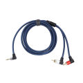 3.5mm Male To 2RCA Adapter Stereo Cable For Speakers Amplifier Mixer. 