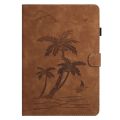(New)Coconut Tree Embossed Leather Case For Lenovo Tab M9 TB-310FU. 