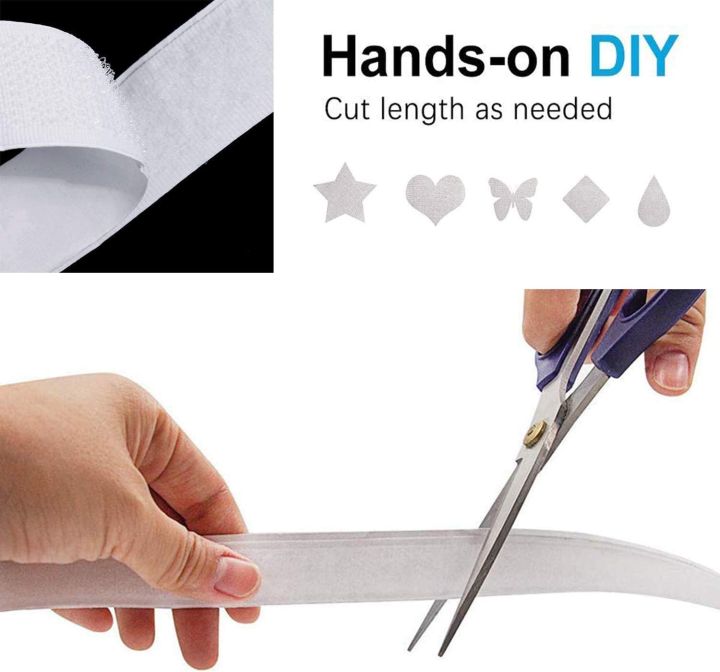 5/10M%20Magic%20Sticker%20Tape%20Self%20Adhesive%20Extra%20Strong%20Double%20Sided%20Adhesive%20with%20Sticker%20Pad%20Fluffy%20Hook%20and%20Loop%20Fastener%20White%20-%20Image%202