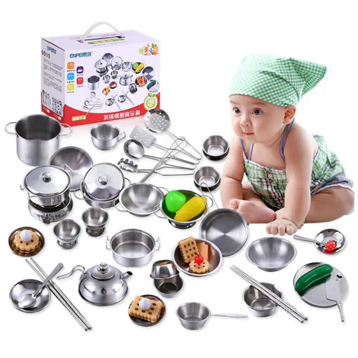 %E3%80%90Limited%20stock%E3%80%91%2025pcs%20Children%20Stainless%20Steel%20Pretend%20Play%20Food%20Kitchen%20Cookware%20Set%20Mini%20Cooking%20Game%20Pot%20Shovel%20Tinplate%20Kid%20Kitchen%20-%20Image%203