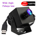 ELP 120fps 1080P Fisheye Camera 12MP Wide Angle Lens High Speed 30fps 2160P PC Camera IMX577 Industrial MIni Security Webcam. 