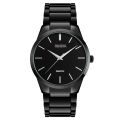Stainless steel clock-black for men - Watch For Men - Watch For Men. 