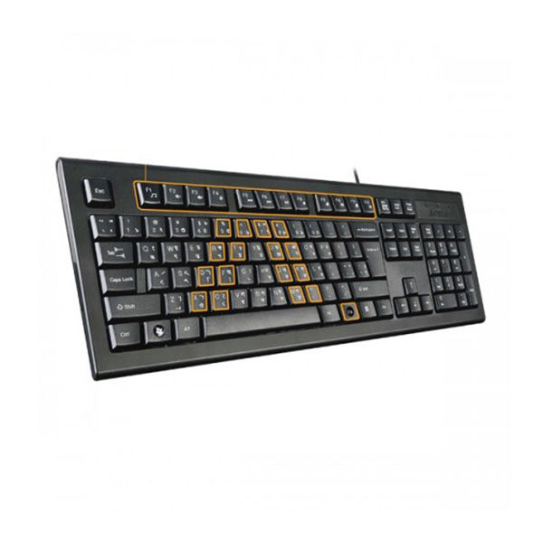 A4tech%20KRS-85%20FN-Hotkeys%20Wired%20Multimedia%20Keyboard%20With%20Bangla%20Layout%20-%20%2012%20multimedia%20&%20internet%20function%20keys%20-%20Laser%20Inscribed%20Keys%20-%20Comfort%20Roundedge%20Keycaps%20-%20Adjustable%20Keyboard%20Height%20-%20Image%202
