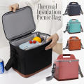 Waterproof Portable lunch bag Leakproof Insulated Thermal insulation lunch box Portable Warm Stylish picnic bag for Outdoor. 