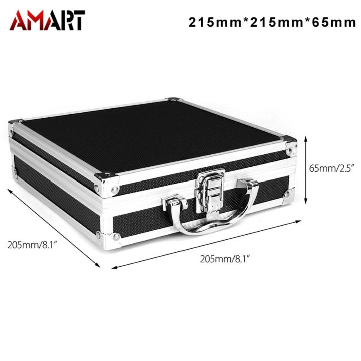 Portable Aluminium Carry Case Tool Box Storage Organizer Travel Tool Holder