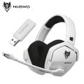 NUBWO G06 2.4G Wireless Gaming Headset for PS5 PS4 PC Laptop Noise Cancelling Over Ear Wired Headphones with Mic for Games. 