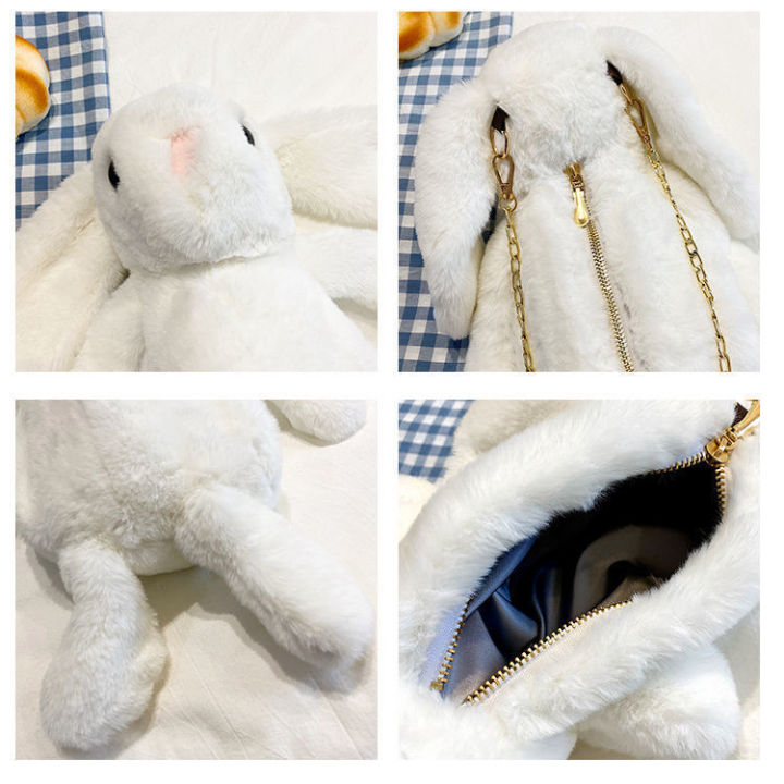 Bugs%20Bunny%20Plush%20Bag%20Female%20Crossbody%20Backpack%20Student%20Children%20Purse%20Love%20Doll%20Doll%20Rabbit%20Ears%20-%20Image%209