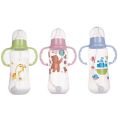 280ml/60ml Baby Feeding Bottle Portable Cute Cartoon Animal Milk Bottle for Baby Milk Water Drinking Non-Drip Newborn Bottle with Handle. 