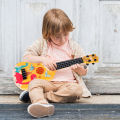 16 Inch Kids Ukulele Guitar Toy 4 Strings Mini Children Musical Instruments Educational Learning Toy For Toddler Beginner. 