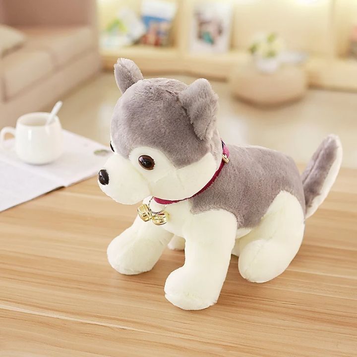 Dog plush toys Bell dog doll PP Cotton stuffed plush toy