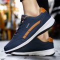 Fashion Casual Shoes Mens Outdoor Tennis Sneakers Lightweight Comfortable Lace Up PU Trainer Size Smaller Than Normals for Men KEEMEEUYZO. 